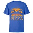 thumbnail image 1 of Star Wars Imperial Star Destroyer Pizza - Short Sleeve T-Shirt for Kids - Customized-Royal, 1 of 5