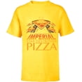 thumbnail image 1 of Star Wars Imperial Star Destroyer Pizza - Short Sleeve T-Shirt for Kids - Customized-Yellow, 1 of 2