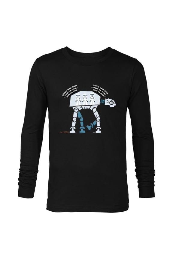 Imperial Stormtroopers AT-AT Imperial March Funny - Long Sleeve T-Shirt for Men - Customized-Black