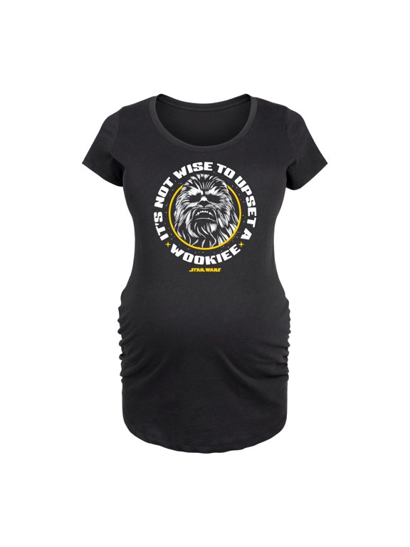 - Its Not Wise Wookie - Maternity Scoop Neck Tee