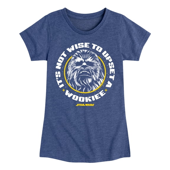 Star Wars - Its Not Wise - Toddler And Youth Girls Fitted Short Sleeve Tee