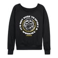 thumbnail image 1 of Star Wars - Its Not Wise Wookie - Women's French Terry Pullover Long Sleeve Shirt, 1 of 4
