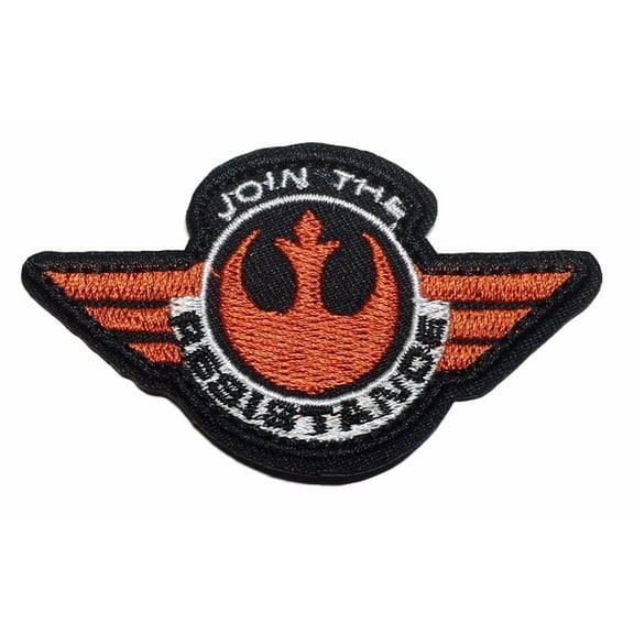 Star Wars JOIN THE RESISTANCE 3" W Embroidered PATCH