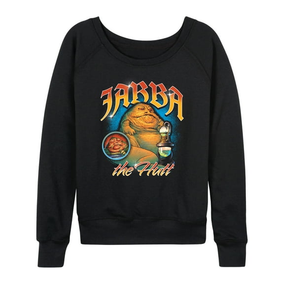 Star Wars - Jabba The Hut - Women's French Terry Pullover Long Sleeve Shirt