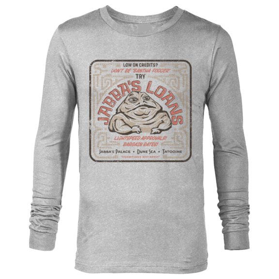 Star Wars Jabba The Hutt Loans Comic Standard - Long Sleeve T-Shirt for Men – Customized-Athletic Heather