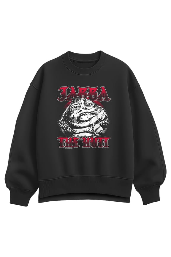 - Jabba The Hutt - Women's Oversized Fleece Crew Sweatshirt