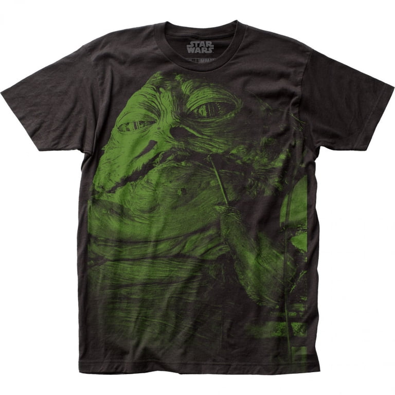 Star Wars Jabba the Hutt Large Subway Print T-Shirt-Large