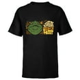thumbnail image 1 of Star Wars Jabba the Hutt Tiki Hut Logo Funny - Short Sleeve T-Shirt for Kids - Customized-Black, 1 of 5