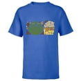 thumbnail image 1 of Star Wars Jabba the Hutt Tiki Hut Logo Funny - Short Sleeve T-Shirt for Kids - Customized-Royal, 1 of 5