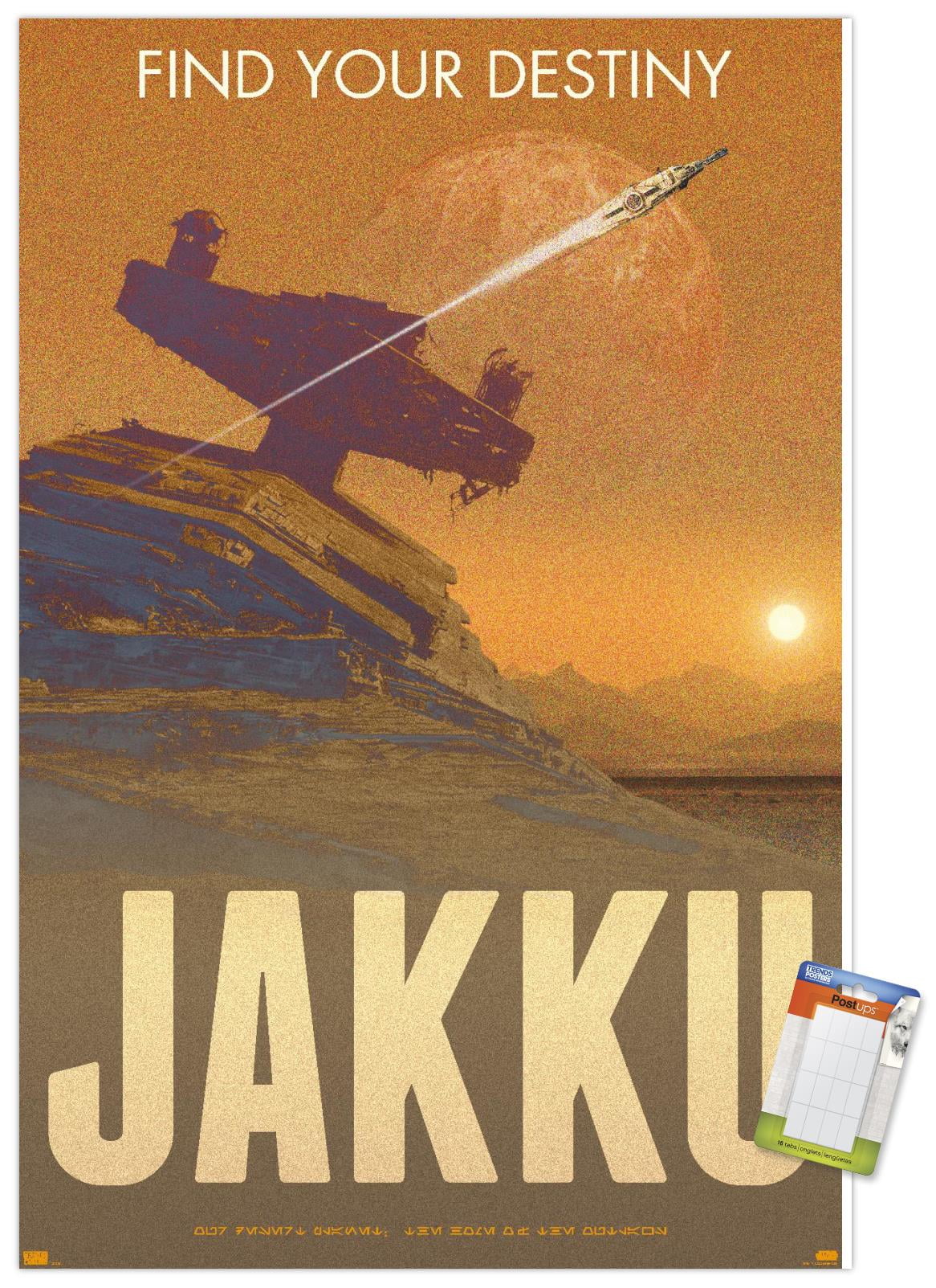 Star Wars: Jakku - Find Your Destiny by Russell Walks Wall Poster, 22.375" x 34"
