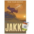 thumbnail image 1 of Star Wars: Jakku - Find Your Destiny by Russell Walks Wall Poster with Push Pins, 14.725" x 22.375", 1 of 6