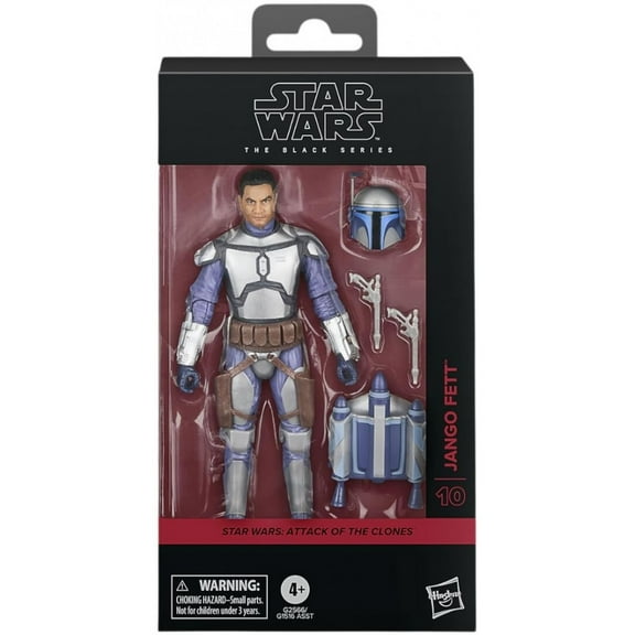 Star Wars The Black Series Jango Fett, Star Wars: Attack of the Clones Premium Collectible 6 Inch Action Figure