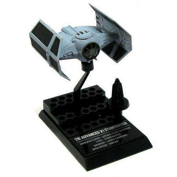 Star Wars Japanese Models Vader's TIE Advanced Micro Vehicle Model