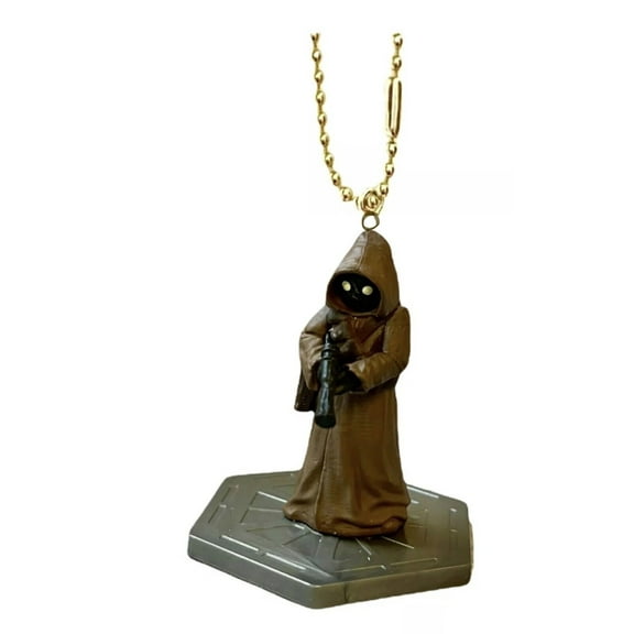 Star Wars Jawa Keychain Dangler Ornament Figure Pvc Charm Scientist Droids New