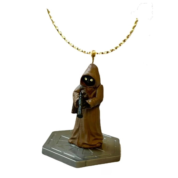 Star Wars Jawa Ornament Figure 3 Pvc Figurine Charm Scientist Droids Dangler New