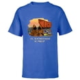 thumbnail image 1 of Star Wars Jawa Sandcrawler “Remember Where We Parked” Funny - Short Sleeve T-Shirt for Kids - Customized-Royal, 1 of 5