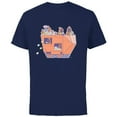 thumbnail image 1 of Star Wars Jawas Sandcrawler Easter Egg Hunt - Short Sleeve Cotton T-Shirt for Adults - Customized-Navy, 1 of 5
