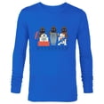 thumbnail image 1 of Star Wars Jawas and Droids Holiday - Long Sleeve T-Shirt for Men - Customized-Navy, 1 of 5