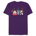 thumbnail image 1 of Star Wars Jawas and Droids Holiday - Short Sleeve Blended T-Shirt for Adults - Customized-Purple, 1 of 5