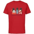 thumbnail image 1 of Star Wars Jawas and Droids Holiday - Short Sleeve Cotton T-Shirt for Adults - Customized-Red, 1 of 5
