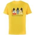 thumbnail image 1 of Star Wars Jawas and Droids Holiday - Short Sleeve Cotton T-Shirt for Adults - Customized-Yellow, 1 of 5