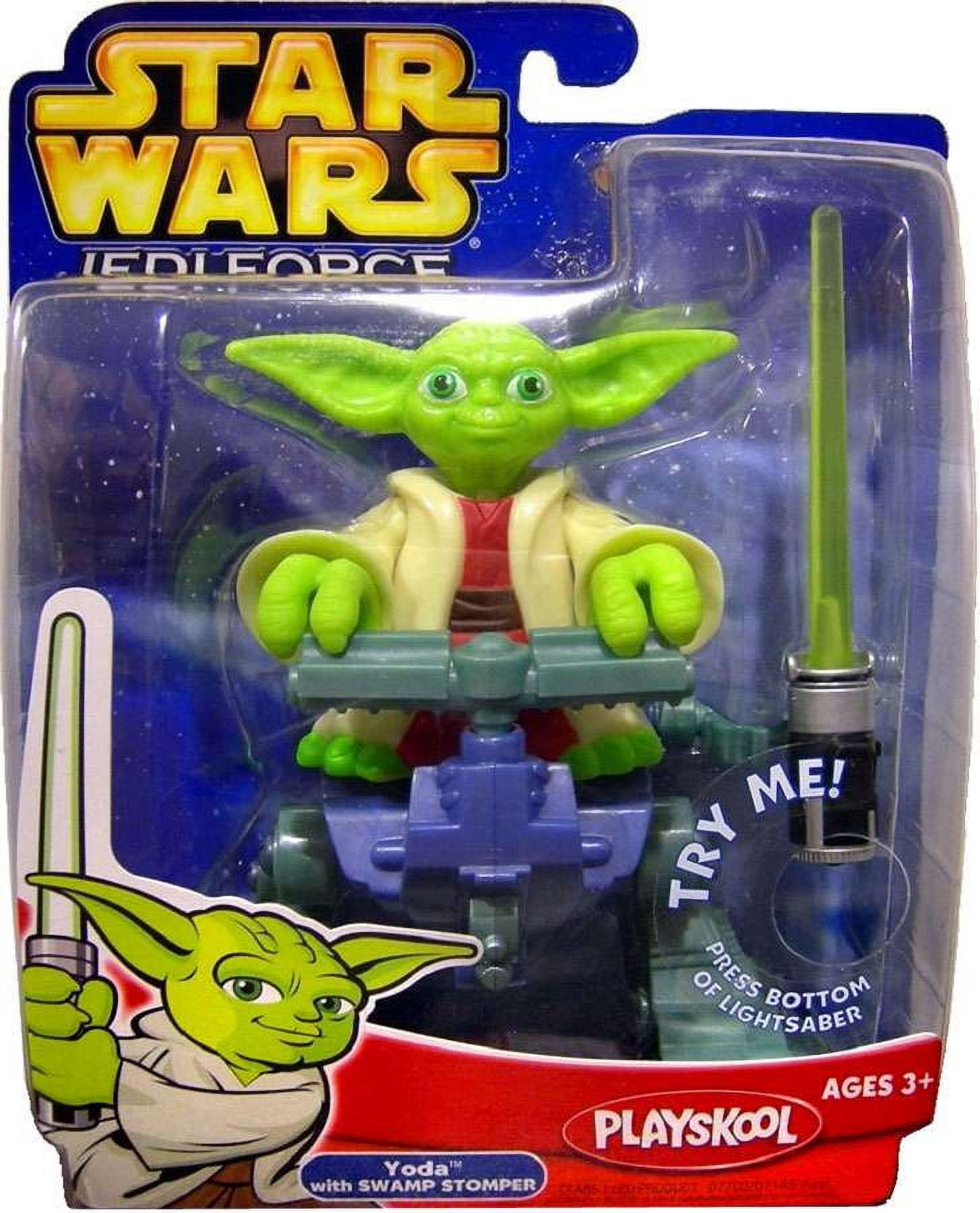 Star Wars Jedi Force Yoda with Swamp Stomper Mini Figure - Walmart.com