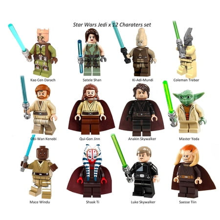 Star Wars Jedi Master Custom Building Block X 12 Set