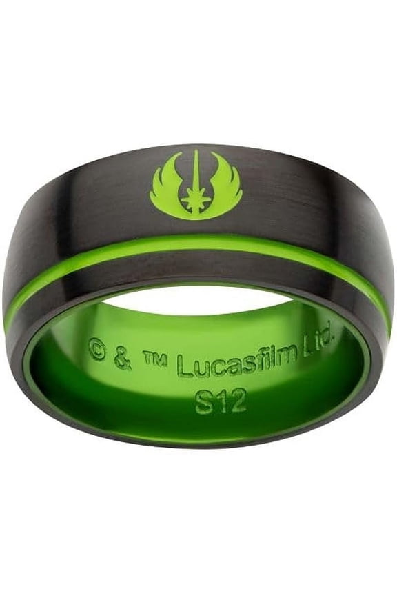 Star Wars Jedi Master "DO OR DO NOT" Ring - Officially Licensed Lucasfilm Collectible Ring, Size- 12