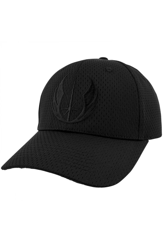 Jedi Order Logo Black on Black Snapback Hat