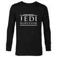 thumbnail image 1 of Star Wars Jedi: Survivor Cal Kestis Game Title Logo - Long Sleeve T-Shirt for Men - Customized-Black, 1 of 5