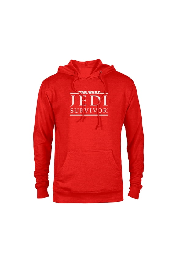 Jedi: Survivor Cal Kestis Game Title Logo - Pullover Hoodie for Adults - Customized-Red