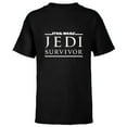thumbnail image 1 of Star Wars Jedi: Survivor Cal Kestis Game Title Logo - Short Sleeve T-Shirt for Kids - Customized-Black, 1 of 5