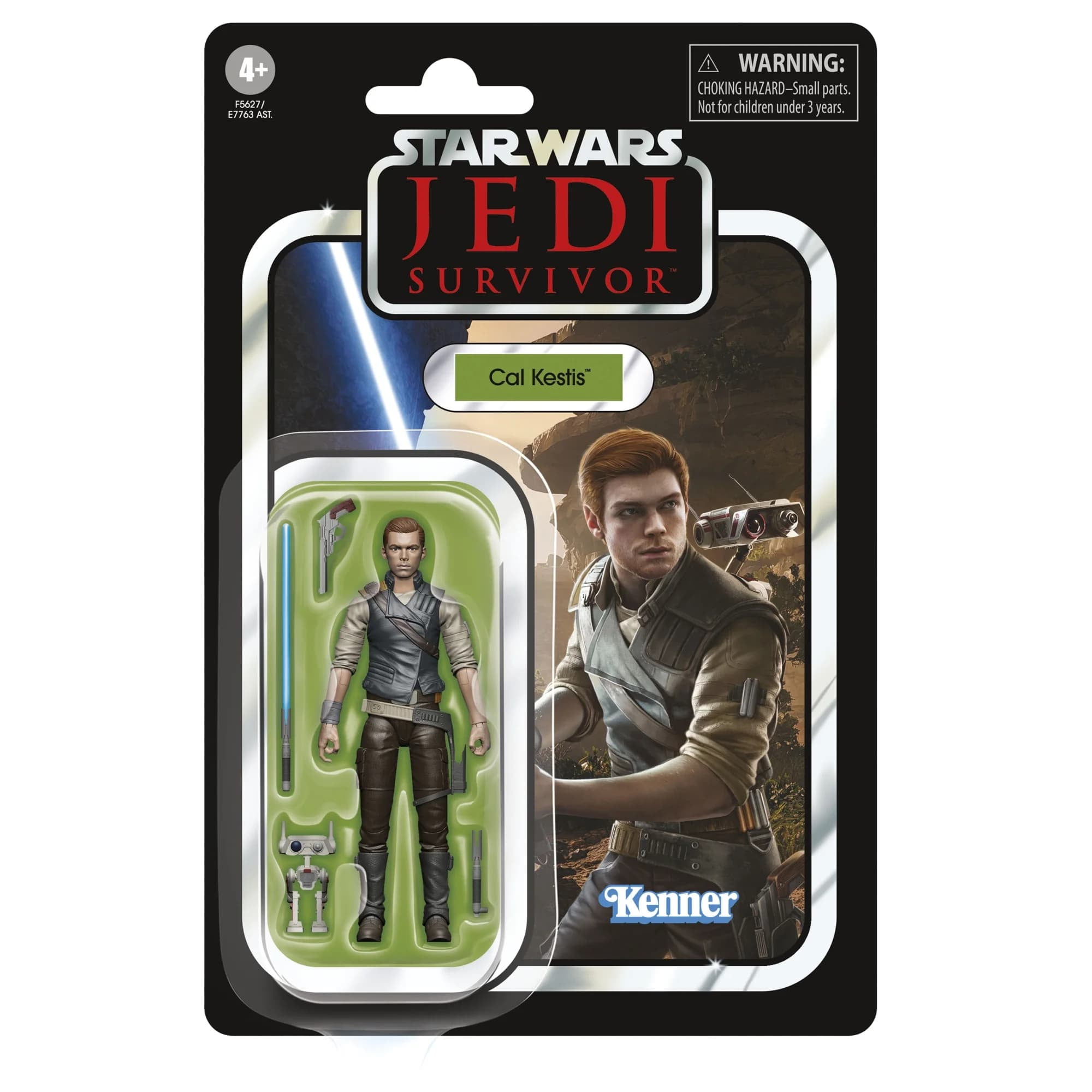 Star Wars: Jedi Survivor The Vintage Collection Cal Kestis Toy Action Figure for Boys and Girls Ages 4 5 6 7 8 and Up (3.75”)