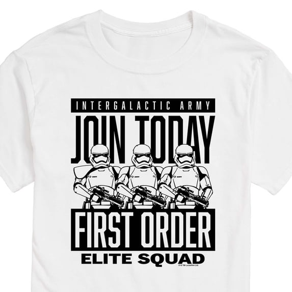 Star Wars - Join First Order - Men's Short Sleeve Graphic T-Shirt