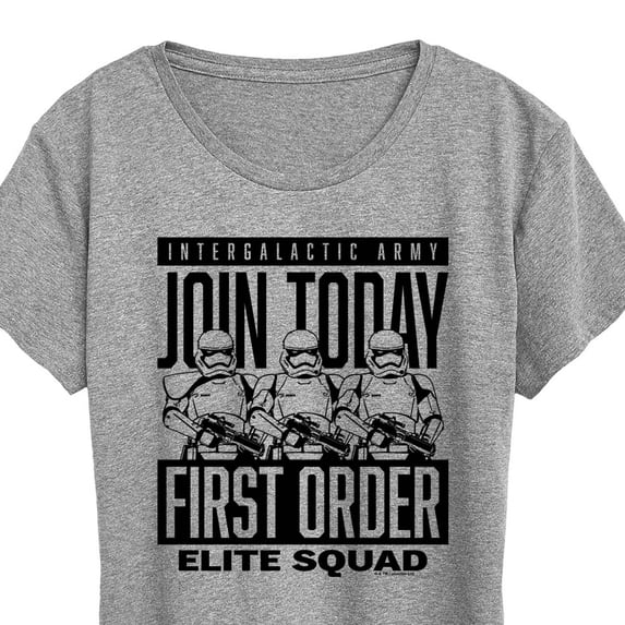 Star Wars - Join First Order - Women's Short Sleeve Graphic T-Shirt
