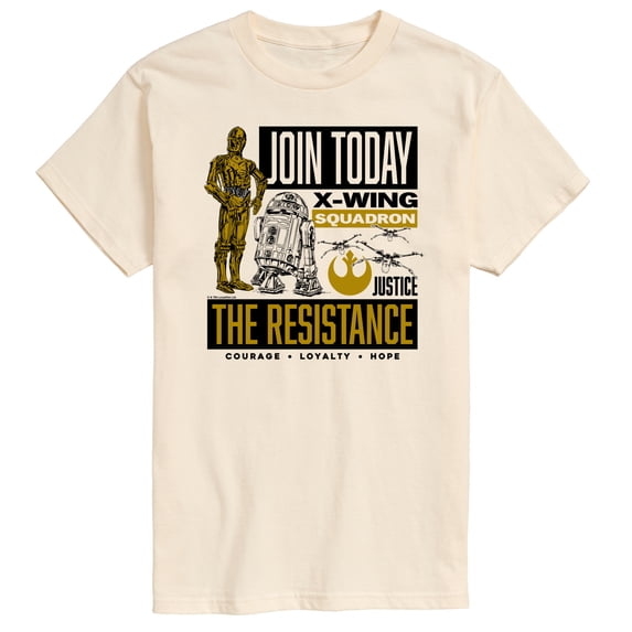 Star Wars - Join Resistence - Men's Short Sleeve Graphic T-Shirt
