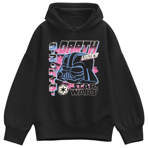 Star Wars - Kanji Darth Vader Women's Oversized Fleece Hoodie Sweatshirt