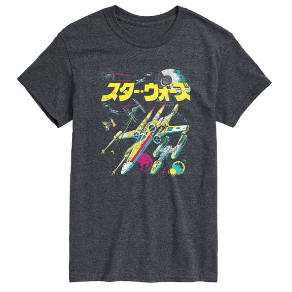 Star Wars - Kanji Pop Color Men's Short Sleeve Graphic T-Shirt