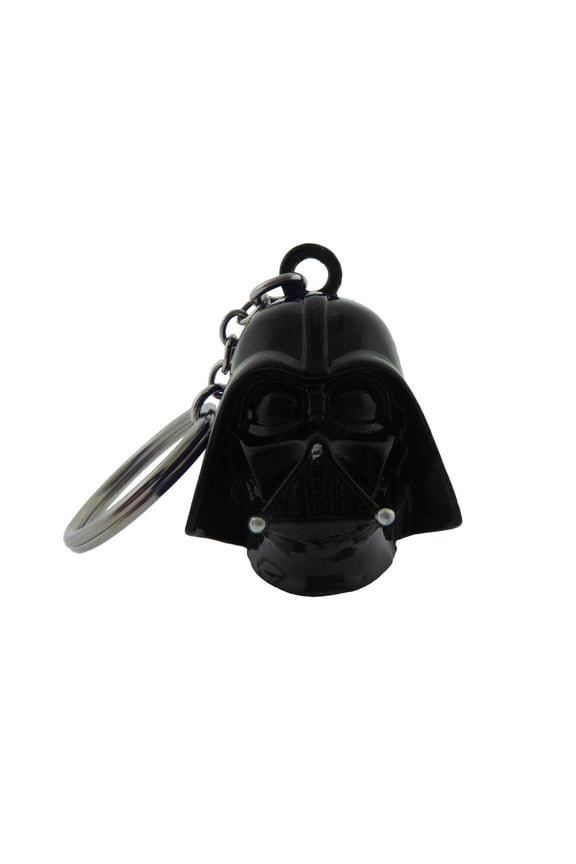 Key Chains Darth Vader Head Logo Metal Fragile Rock Rebel George Lucas Metal Jet Black Color