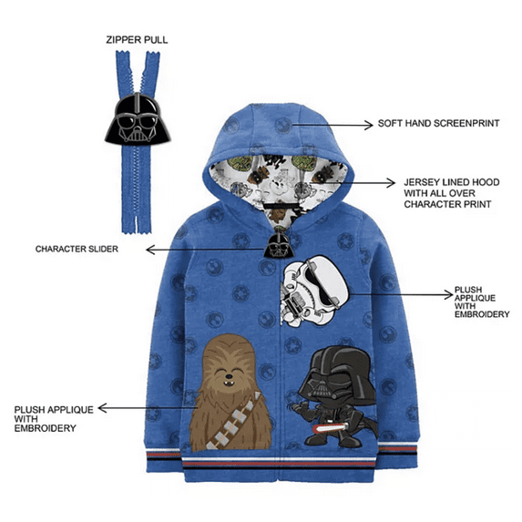 Star Wars Kids Hoodie Jacket