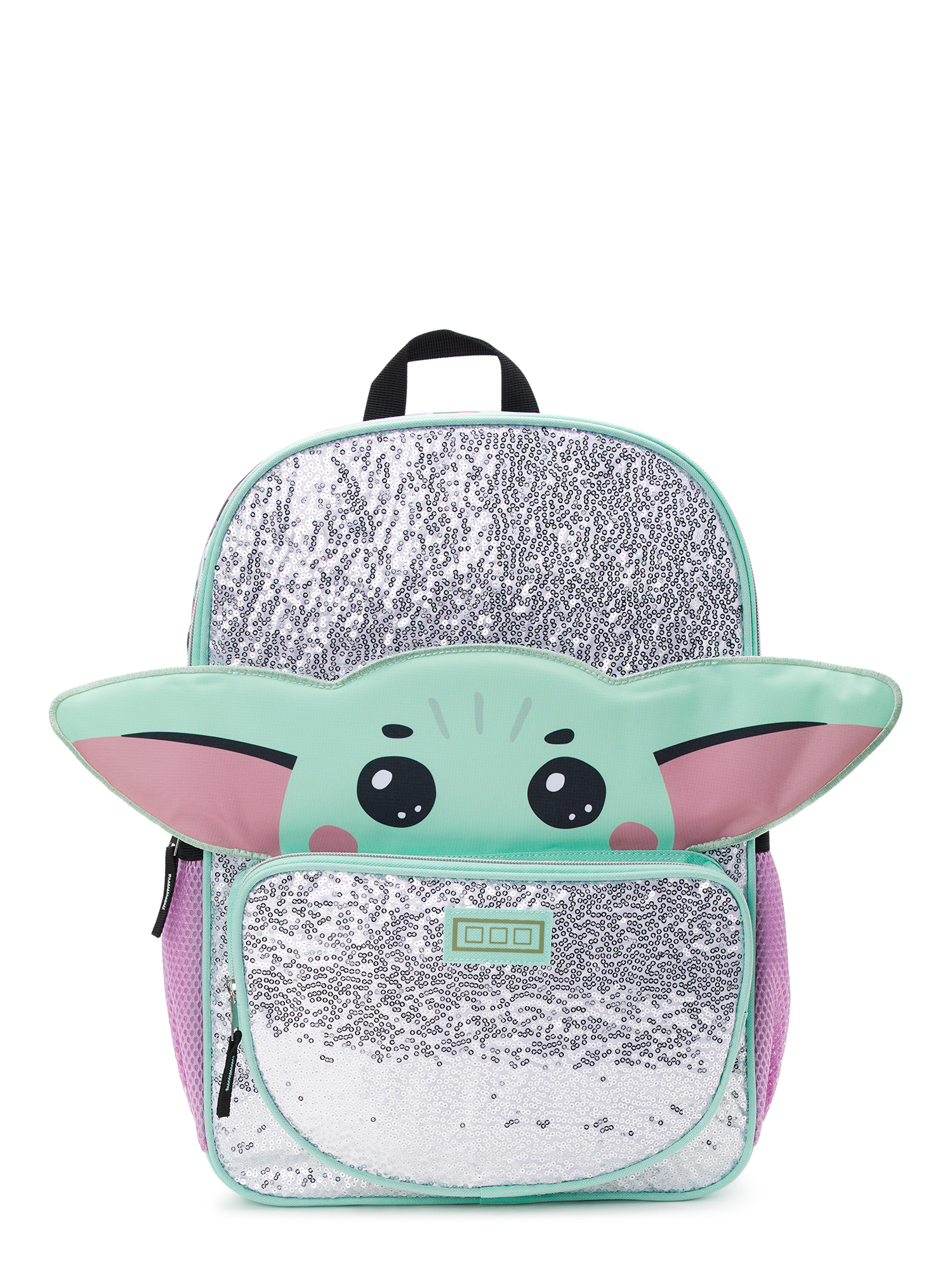 Star Wars Mandalorian Baby Yoda Girls 17" Laptop Backpack 2Piece Set