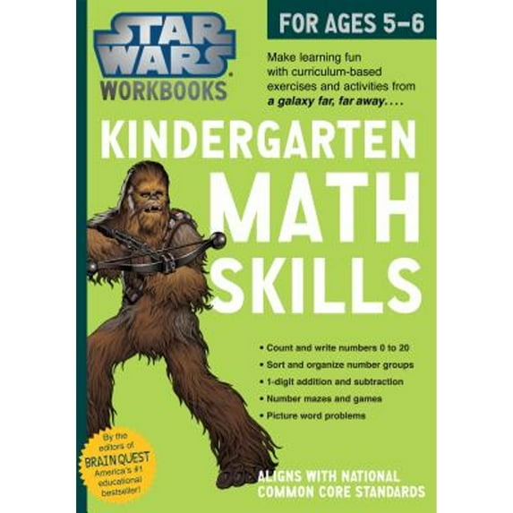 Star Wars Kindergarten Math Skills, for Ages 5-6