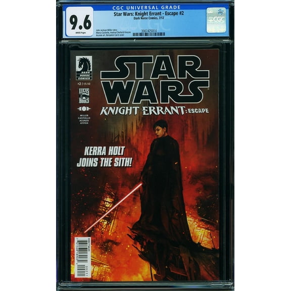 Star Wars: Knight Errant - Escape #2 - CGC 9.6 Comic Book