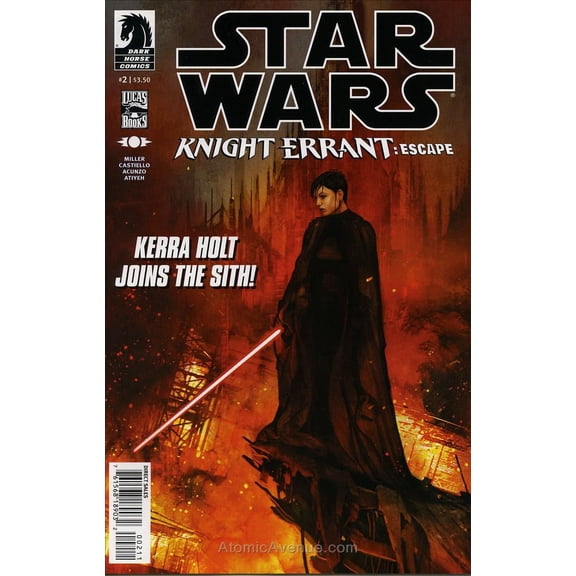 Star Wars: Knight Errant-Escape #2 VF ; Dark Horse Comic Book