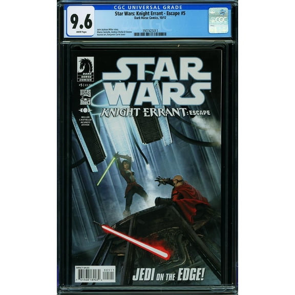 Star Wars: Knight Errant - Escape #5 - CGC 9.6 Comic Book