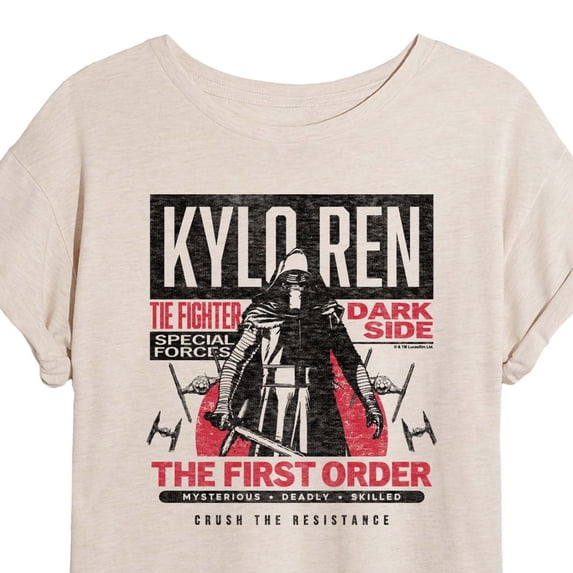 Star Wars - Kylo Ren First Order - Juniors Oversized Graphic T-Shirt