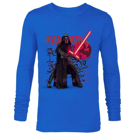 Star Wars Kylo Ren Japanese - Long Sleeve T-Shirt for Men - Customized-Royal