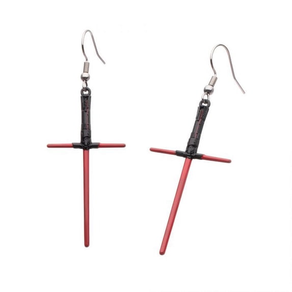Star Wars Kylo Ren Lightsaber Drop Earrings