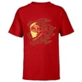 thumbnail image 1 of Star Wars Kylo Ren Red Clouds - Short Sleeve T-Shirt for Kids - Customized-Red, 1 of 5