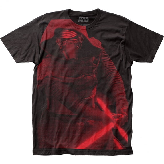 Star Wars Kylo Ren Slash Large Subway Print T-Shirt-5XLarge